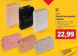 Lidl Piórnik lub saszetka z pluszu Astra oferta