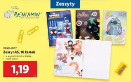 Lidl Zeszyt A5 16 kartek oferta