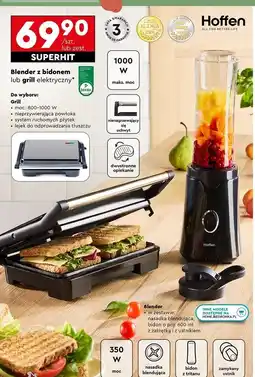 Biedronka Grill elektryczny 1000 w Hoffen oferta
