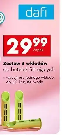 Biedronka Wkłady do butelki solid Dafi oferta