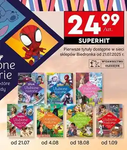 Biedronka Ulubione historie disney szkoła jest super oferta