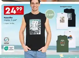 Biedronka Koszulka męska rozm. m-xxl oferta