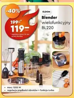 Biedronka Blender bl220 Eldom oferta