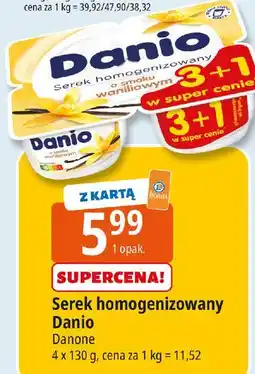 E.Leclerc Serek waniliowy Danone Danio oferta