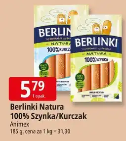 E.Leclerc Parówki z kurczaka Morliny Berlinki Natura oferta