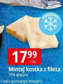 E.Leclerc Mintaj kostka z fileta mrożona oferta