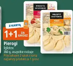 E.Leclerc Pierogi ze szpinakiem i fetą Iglotex Proste Historie oferta