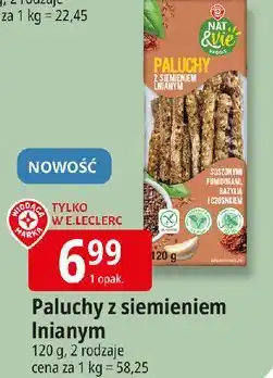 E.Leclerc Paluchy z siemieniem lnianym Wiodąca Marka Nat & Vie oferta