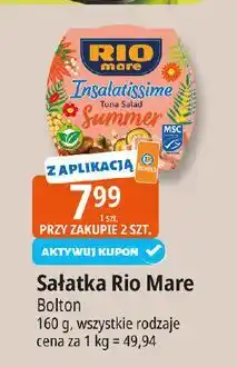 E.Leclerc Sałatka z tuńczykiem summer Rio Mare Insalatissime oferta