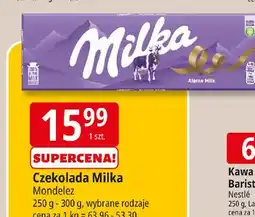 E.Leclerc Czekolada mleczna Milka Alpenmilch oferta