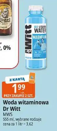 E.Leclerc Napój z magnezem Dr Witt Vitamin Water oferta