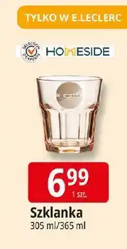 E.Leclerc Szklanka 365 ml Homeside oferta