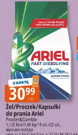 E.Leclerc Żel do prania alpine Ariel Power oferta
