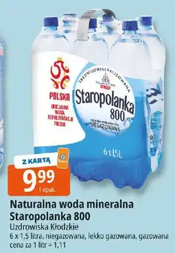 E.Leclerc Woda gazowana Staropolanka 800 oferta