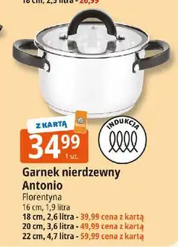 E.Leclerc Garnek nierdzewny antonio 22 cm 4.7 l Florina (Florentyna) oferta