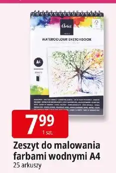 E.Leclerc Zeszyt do malowania farbami wodnymi a4/25 k. Artist Est 1937 oferta