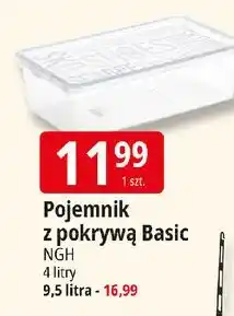 E.Leclerc Pojemnik basic 9.5 l Nhg oferta