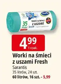 E.Leclerc Worki na śmieci z uszami 60 l Stella oferta