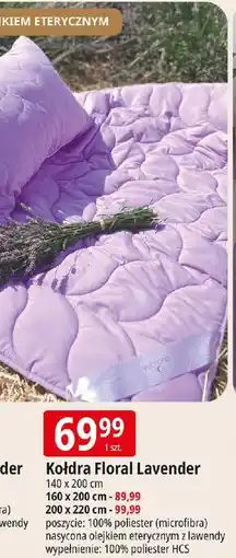 E.Leclerc Kołdra floral lavender 200 x 220 cm oferta