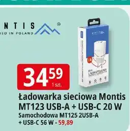 E.Leclerc Ładowarka samochodowa mt125 Montis oferta