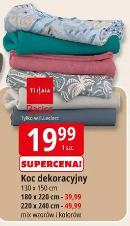 E.Leclerc Koc 240 x 220 cm Tissaia oferta