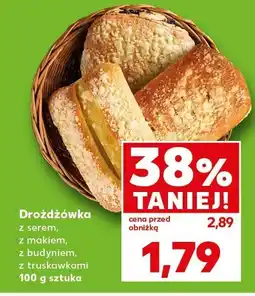 Kaufland Bułka drożdżówka z serem/makiem/budyniem/truskawkami Kaufland oferta