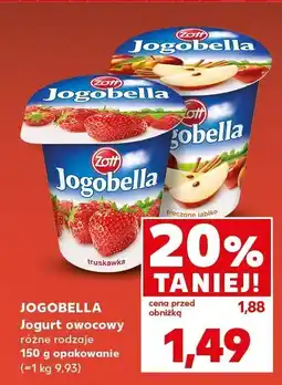 Kaufland Jogurt owocowy Jogobella, różne rodzaje oferta