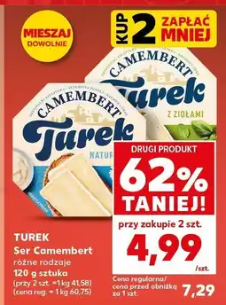Kaufland Ser Camembert Turek, różne rodzaje oferta