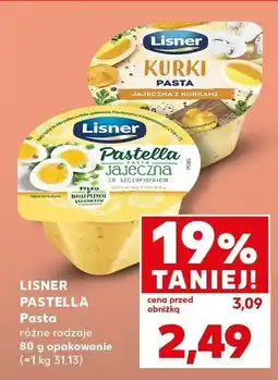 Kaufland Pasta Pastella Lisner różne rodzaje oferta