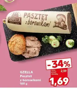 Kaufland Pasztet z borowikami Gzella oferta