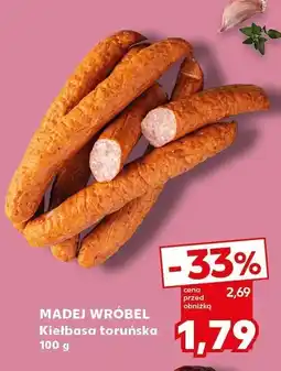 Kaufland Kiełbasa toruńska Madej Wróbel oferta
