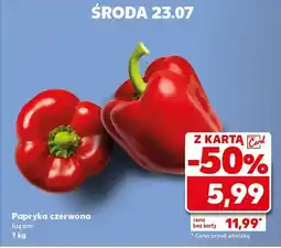 Kaufland Papryka czerwona Kaufland oferta