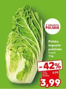 Kaufland Polska kapusta pekińska luzem 1 kg oferta