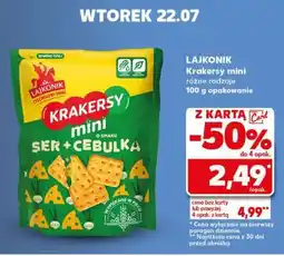 Kaufland LAJKONIK Krakersy mini oferta
