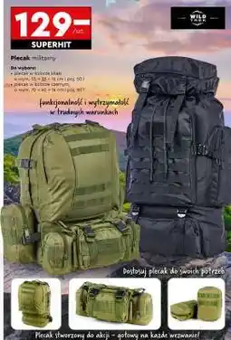 Biedronka Plecak military oferta