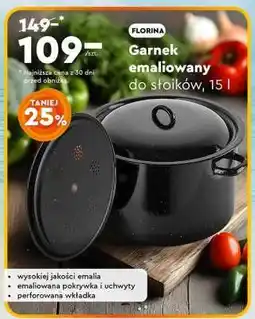 Biedronka Garnek emaliowany do słoików, 15 l oferta