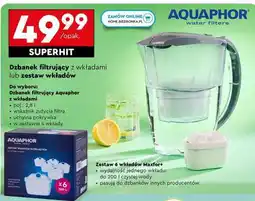 Biedronka Dzbanek filtrujący z wkładami lub zestaw wkładów oferta