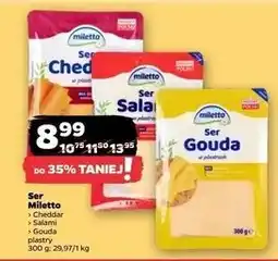 Netto Ser gouda plastry Miletto oferta