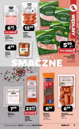 Netto Szynka 100% mięsa Dolina Dobra oferta