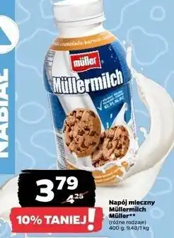Netto Napój mleczny ciasteczka-czekolada-karmel Mullermilch oferta