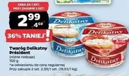Netto Twaróg delikatny naturalny President oferta