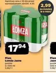 Netto Piwo Łomża Jasne (Dawniej Export) oferta