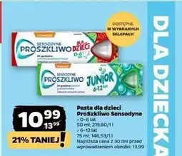 Netto Pasta do zębów 6-12 lat Sensodyne Pro Szkliwo Dla Dzieci oferta