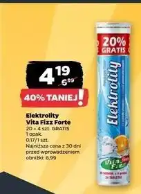 Netto Tabletki musująceo smaku pomarańczowym Vita Fizz oferta