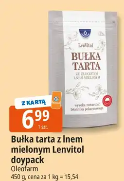 E.Leclerc Bułka tarta z lnem mielonym Lenvitol doypack Oleofarm oferta