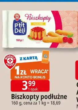 E.Leclerc Biszkopty podłużne P'tit Deli oferta