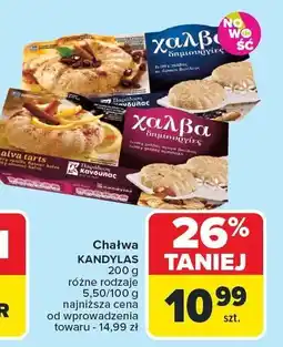 Carrefour Chałwa Kandylas różne rodzaje oferta