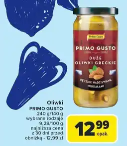 Carrefour Oliwki Primo Gusto duże greckie różne rodzaje oferta