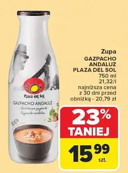 Carrefour Market Zupa Gazpacho Andaluz Plaza del Sol oferta