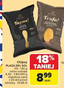 Carrefour Market Chipsy Plaza del Sol różne rodzaje oferta